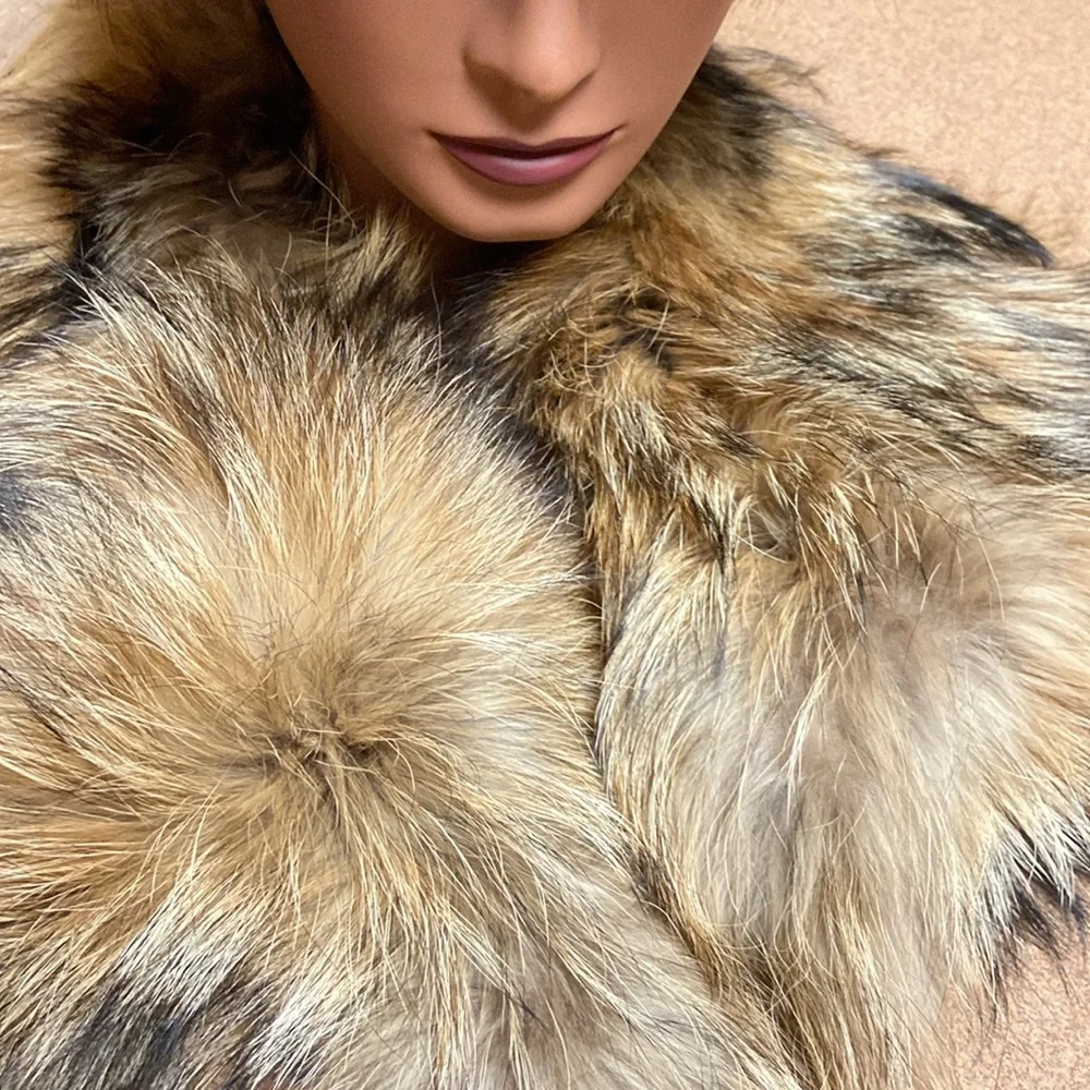 Raccoon Fur Collar #63 - Picture 6 of 12